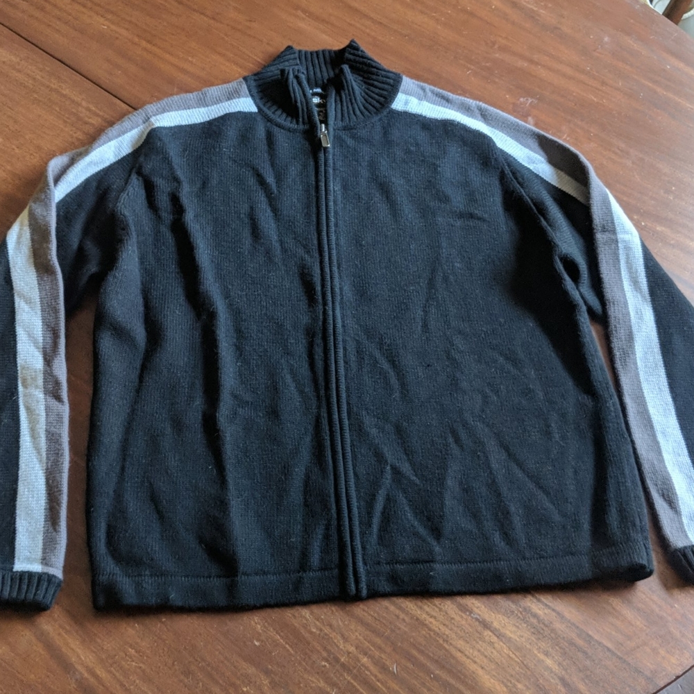 Mens skyr zip-up sweater
